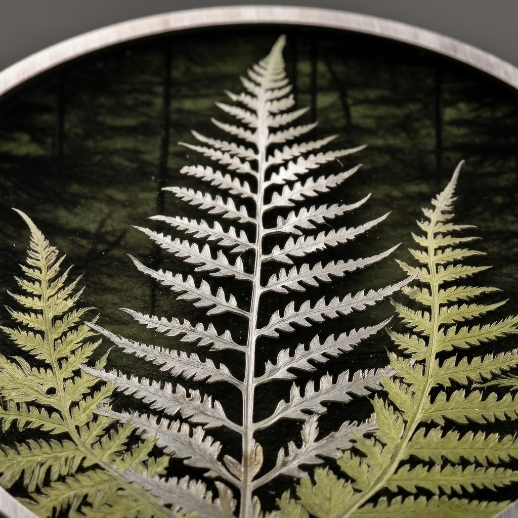 Fern Sunburst Metal Wall Art, Nature Woodland Cottagecore Decor