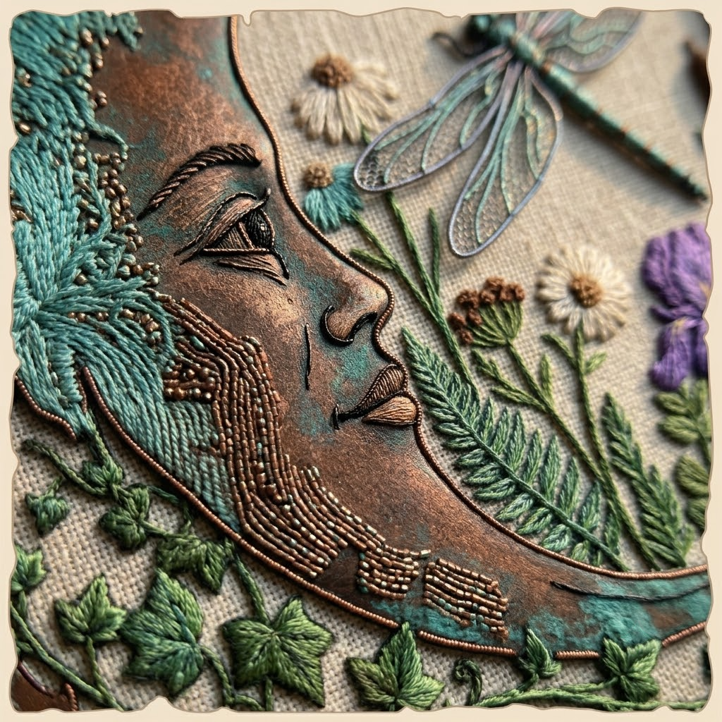 Dragonfly Metal Wall Art, Crescent Moon Outdoor Decor For Garden Or Patio