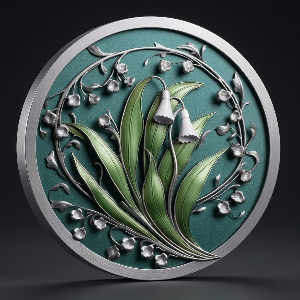 Lily Of The Valley Sun Goddess Metal Wall Art Decor For Home