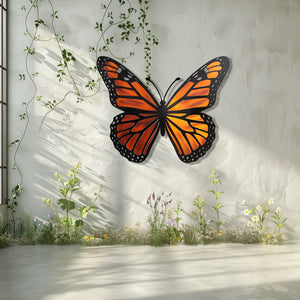 Butterfly Wall Art – Monarch Metal Decor for Nature-Inspired Spaces