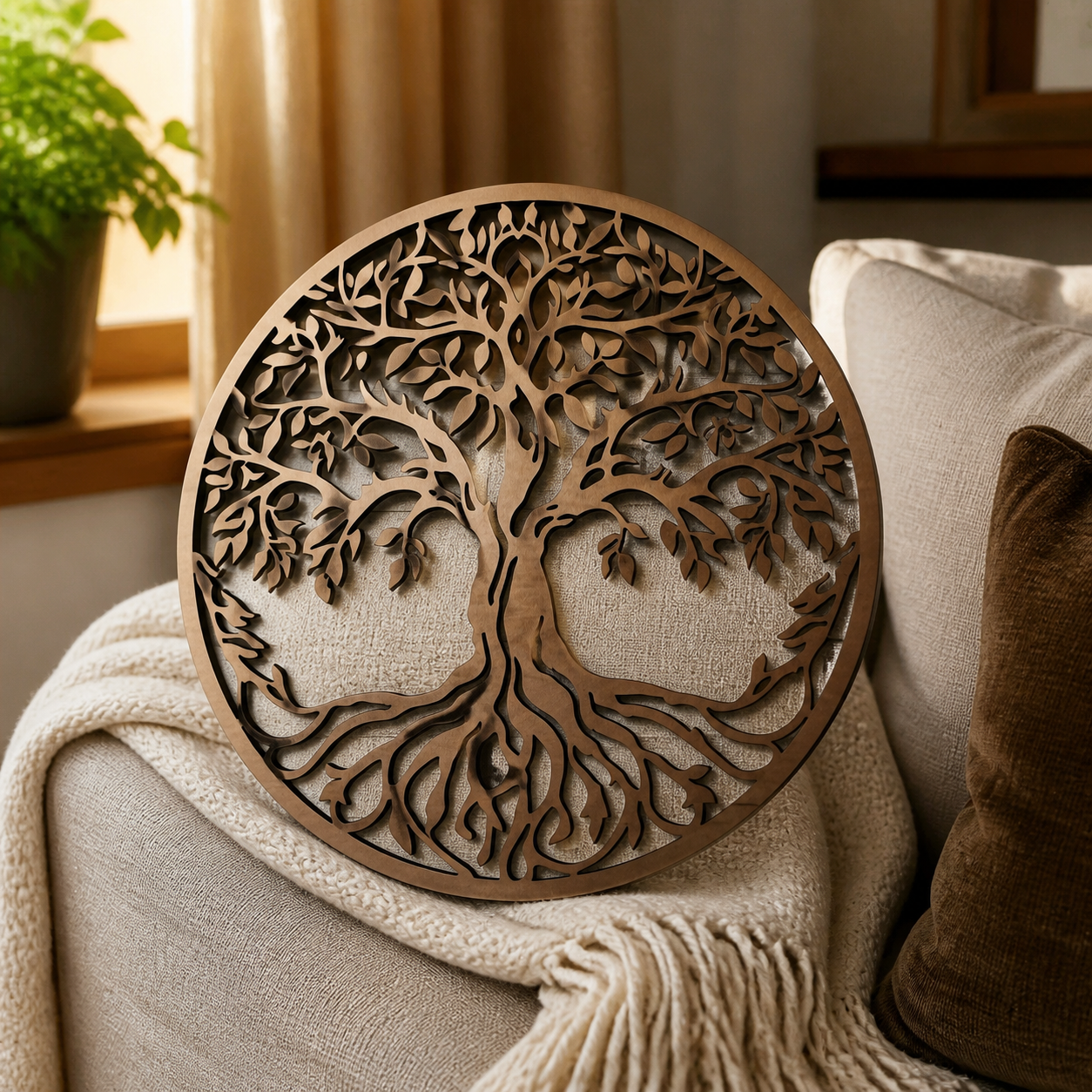 Tree Of Life Metal Sign Personalized Family Name Wall Art