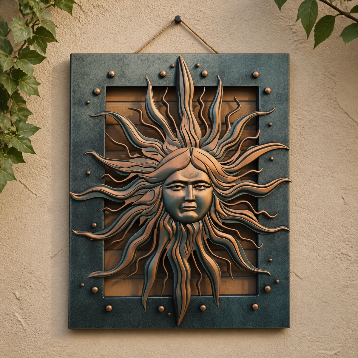 Vintage Masculine Wall Art Inspired By Greek Mythology, Medusa Metal Sign
