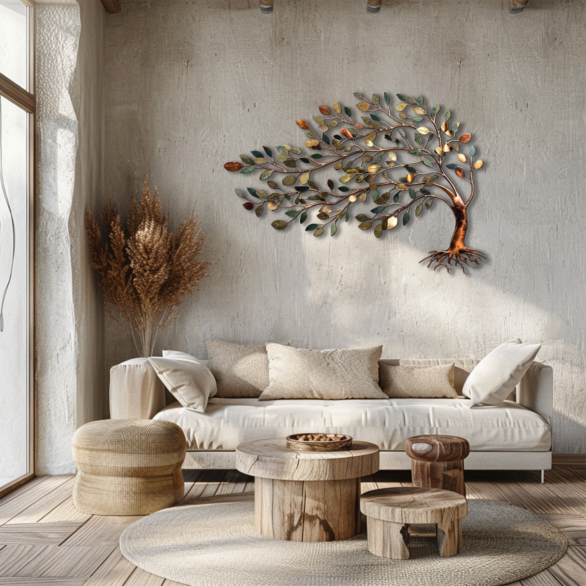 Tree of Life Metal Wall Art Tree Wall Decor Nature Aluminum Sign Indoor Outdoor Home Decor (Copy)