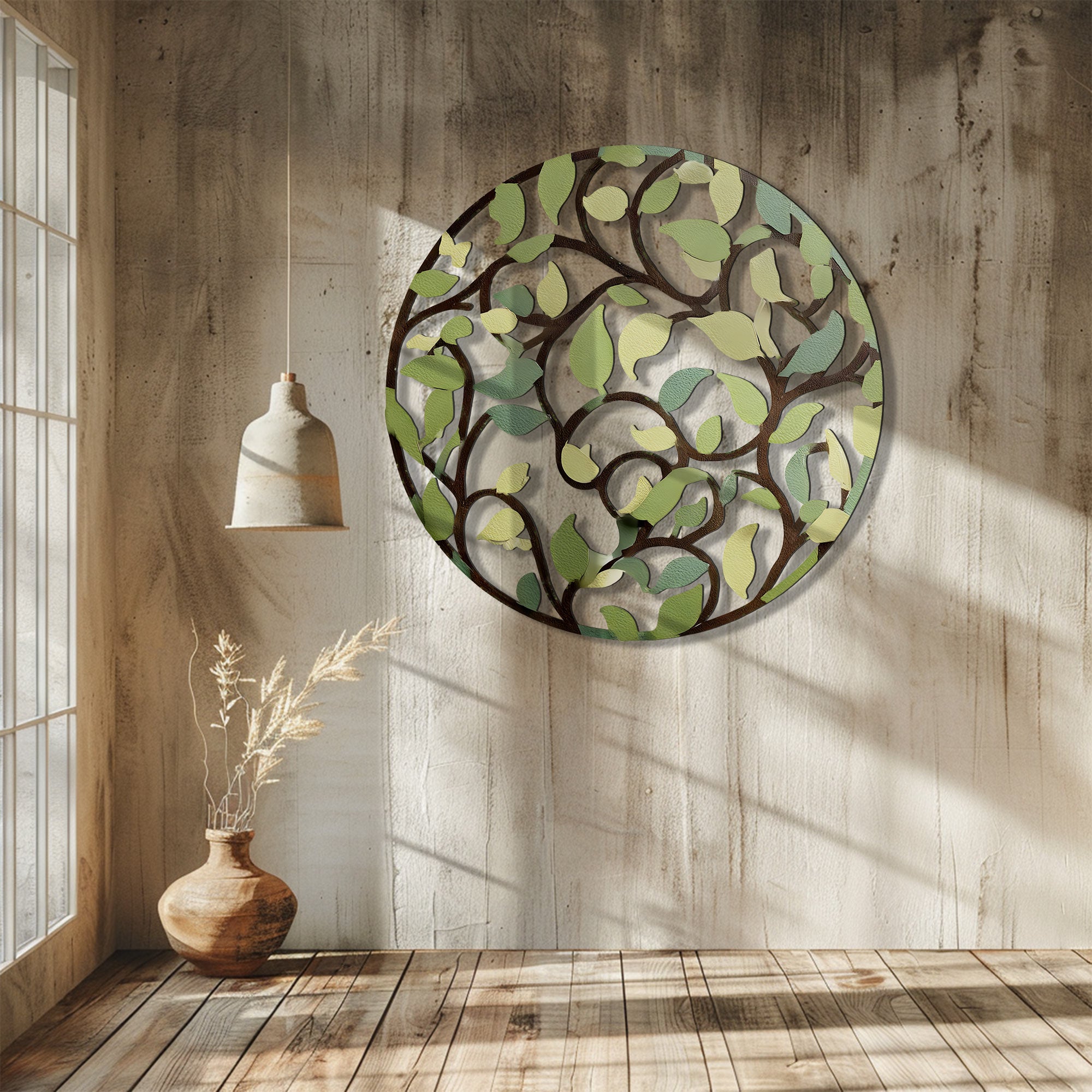 Leaf Wall Art – Botanical Metal Decor for Nature-Inspired Spaces