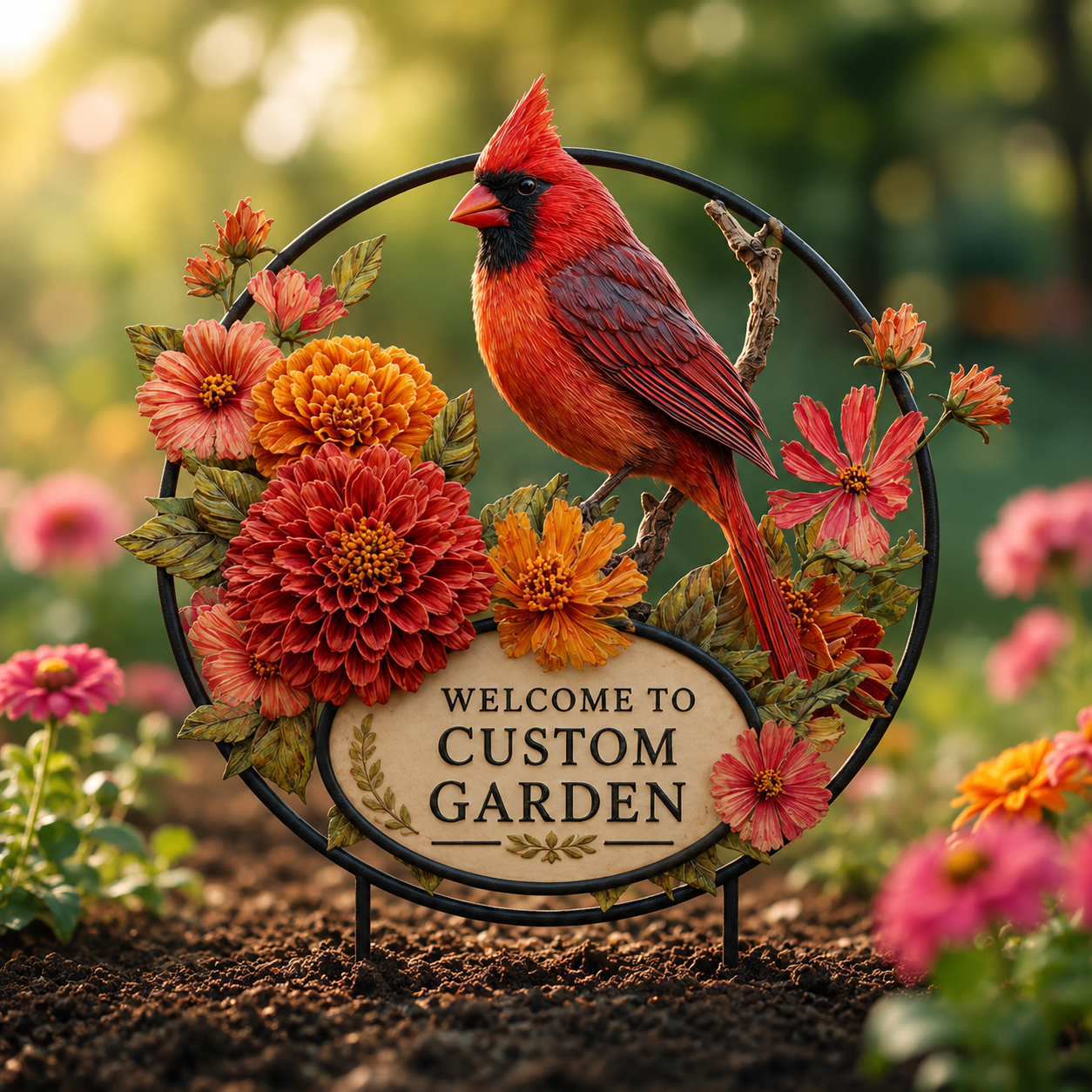 Personalized Garden Stake Sign, Outdoor Yard Decor, Garden Lover Gift