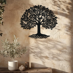 Tree of Life Metal Wall Art – UV Printed Aluminum Decor Nature Indoor Outdoor