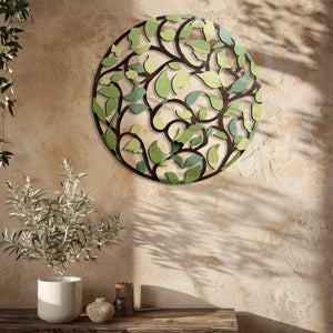 Leaf Wall Art – Botanical Metal Decor for Nature-Inspired Spaces