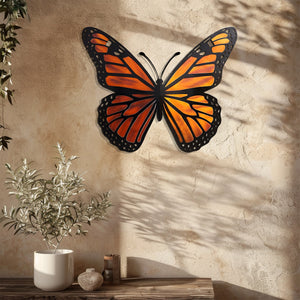 Butterfly Wall Art – Monarch Metal Decor for Nature-Inspired Spaces