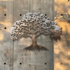 Abstract Tree of Life Metal Wall Art β UV Printed Decor Nature Indoor Outdoor