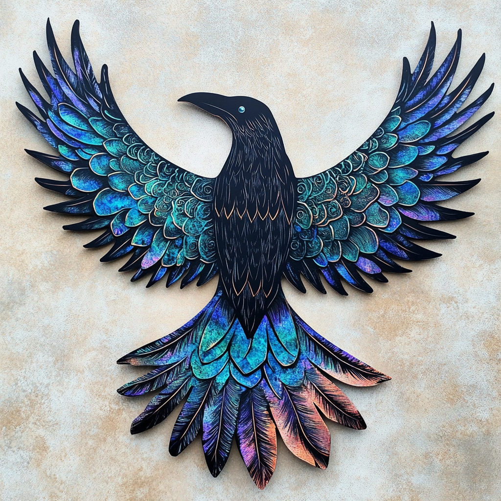 Eagle Mountain Metal Wall Art, Rustic Wildlife Decor for Cabin & Patio