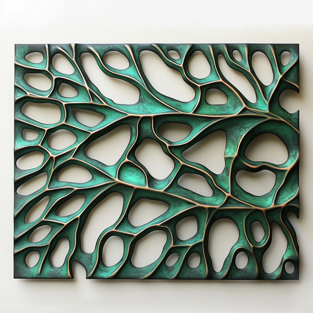 Abstract Tree Metal Wall Art Radial Branch Modern Living Room Wall Decor