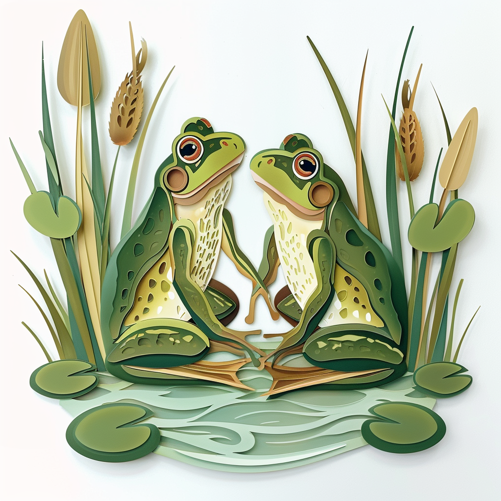 Green Frog Metal Wall Art – Garden Animal Decor, Nature Outdoor Sign