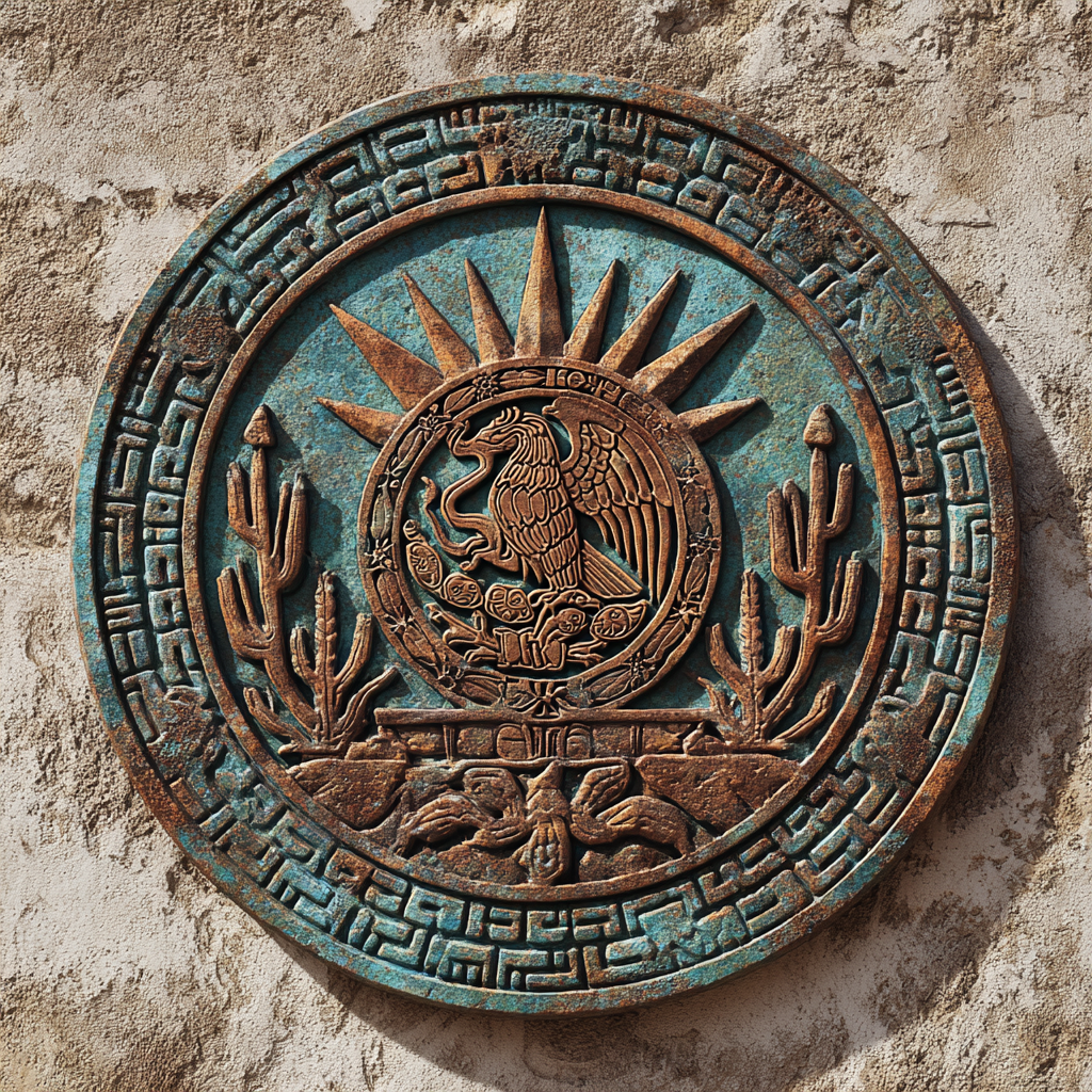 Southwestern Sun Metal Wall Art Desert Aztec Rustic Outdoor Wall Decor