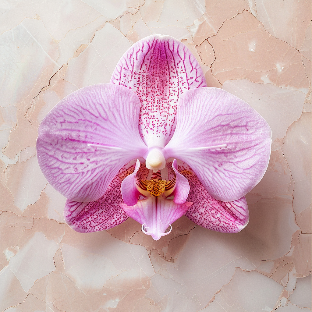 Pink Orchid Petal Metal Wall Art – Elegant Floral Garden Decor, Botanical Wall Sign