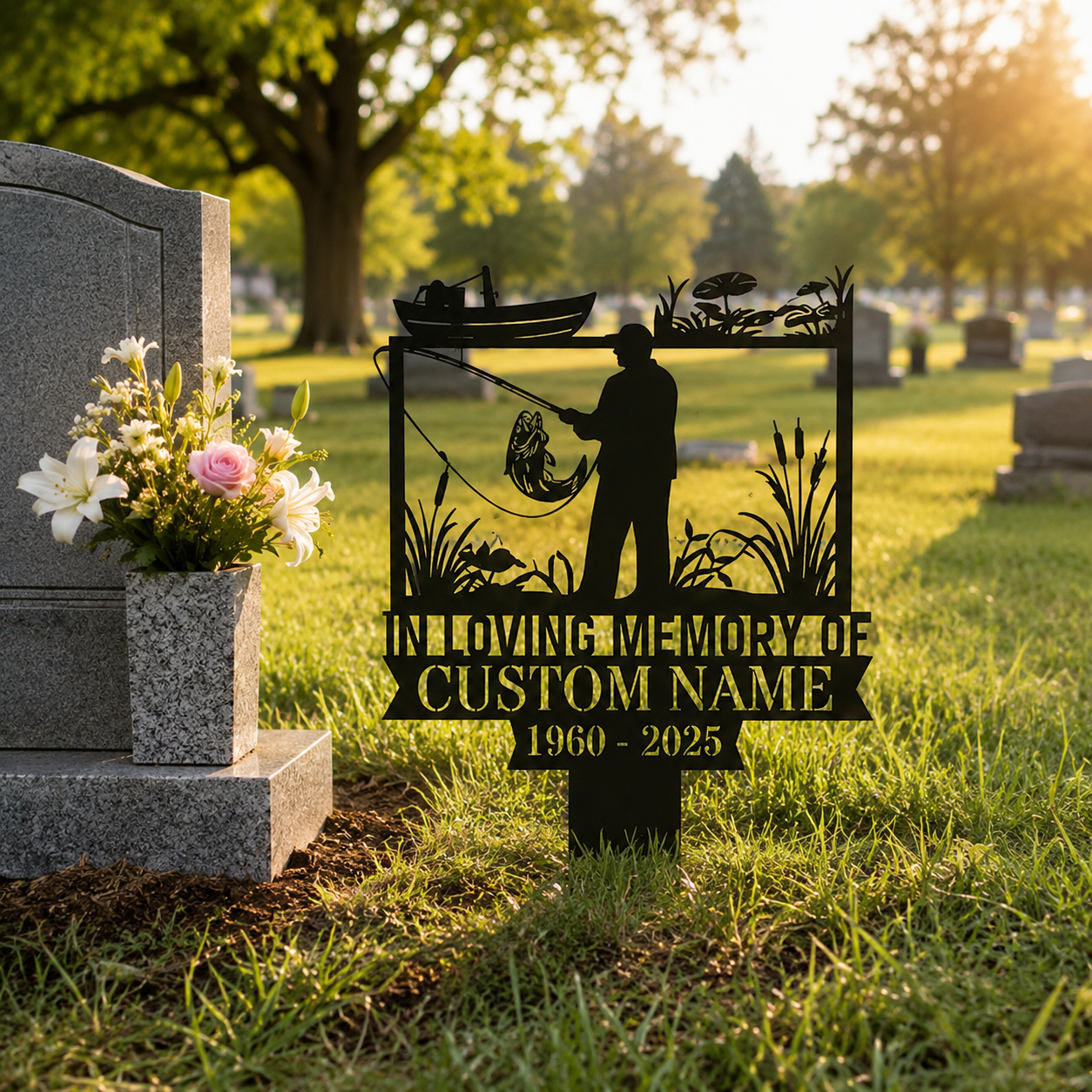 Metal Sign Memorial Lan