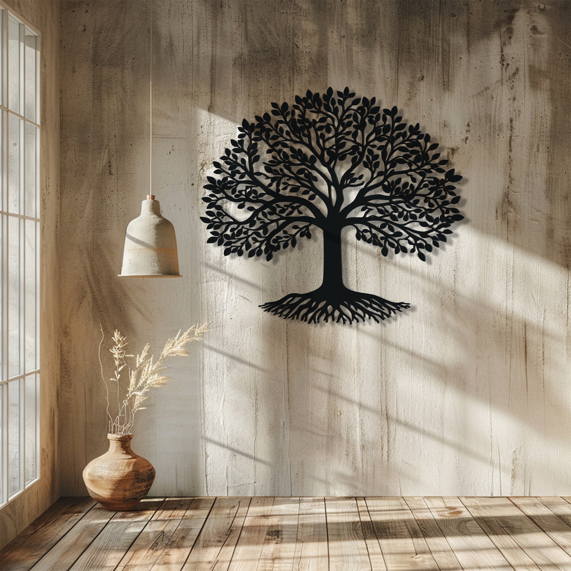 Tree of Life Metal Wall Art – UV Printed Aluminum Decor Nature Indoor Outdoor