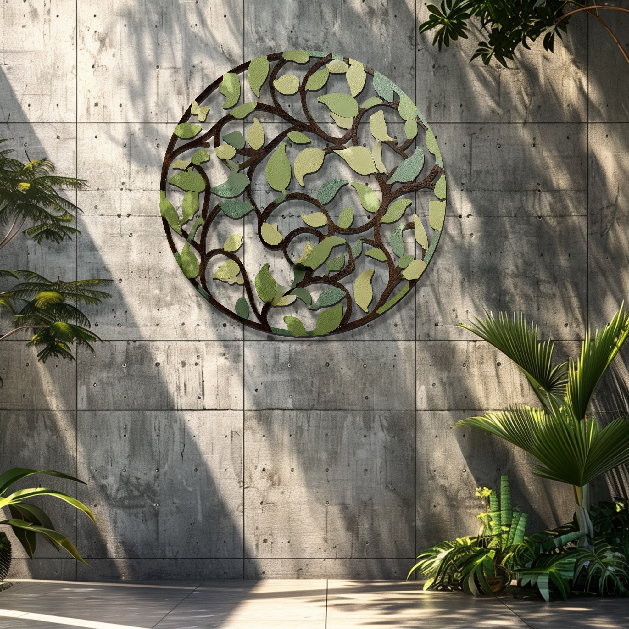 Leaf Wall Art – Botanical Metal Decor for Nature-Inspired Spaces