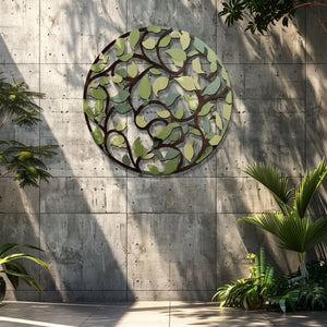 Leaf Wall Art – Botanical Metal Decor for Nature-Inspired Spaces