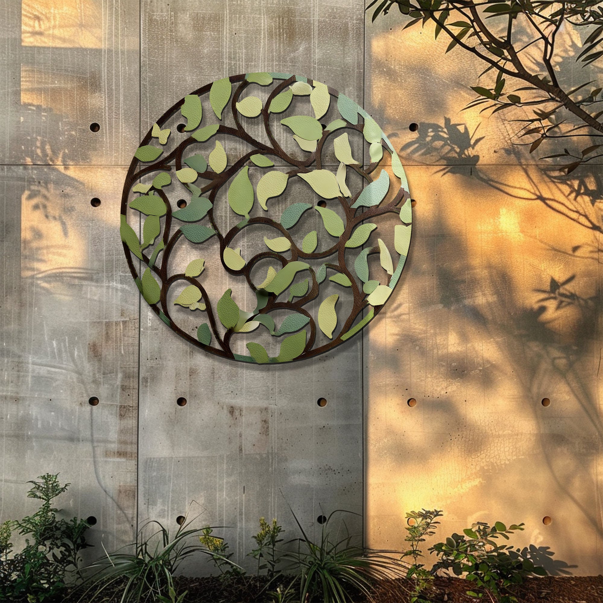 Leaf Wall Art – Botanical Metal Decor for Nature-Inspired Spaces