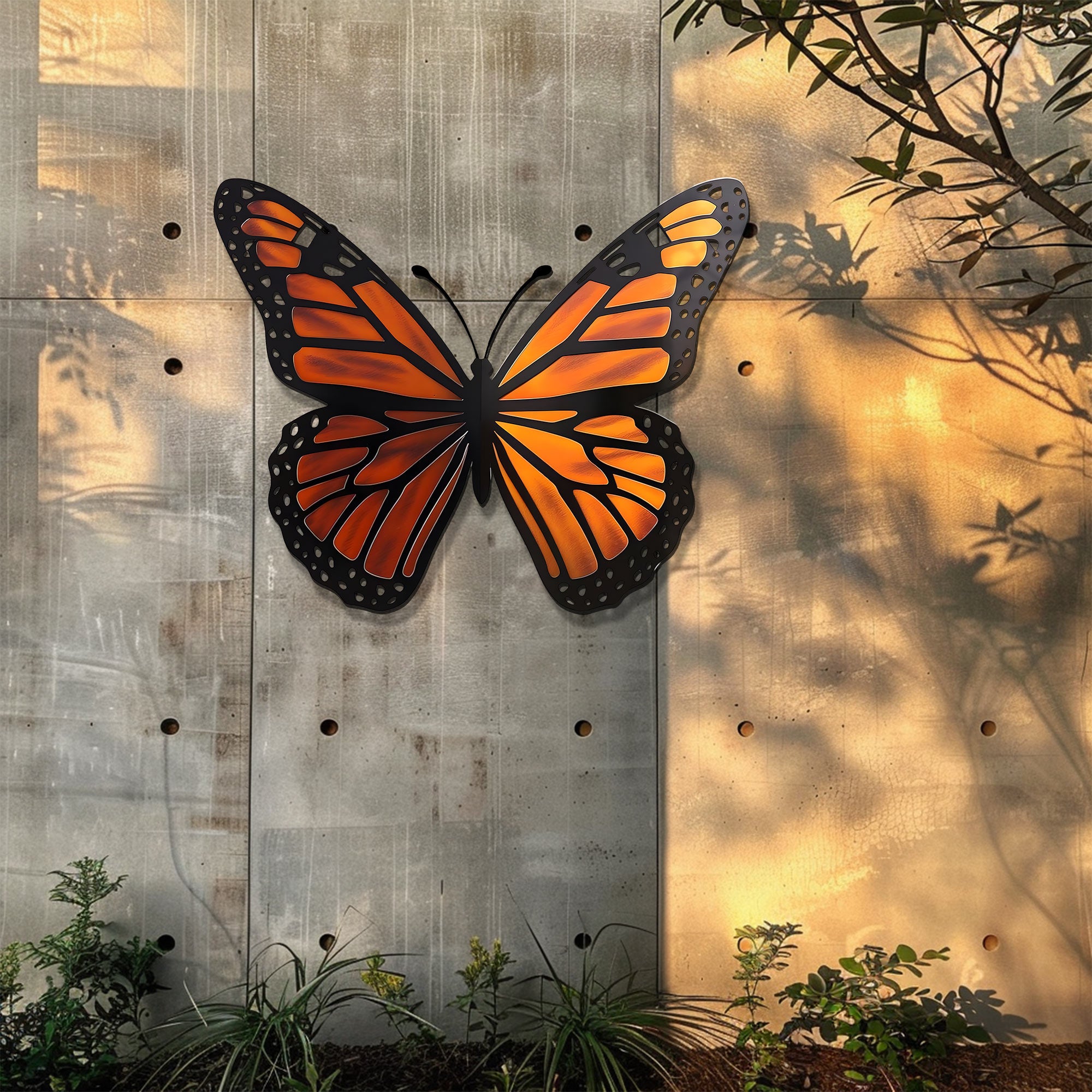 Butterfly Wall Art – Monarch Metal Decor for Nature-Inspired Spaces