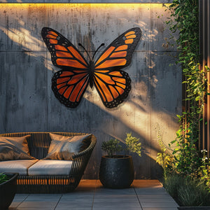 Butterfly Wall Art – Monarch Metal Decor for Nature-Inspired Spaces