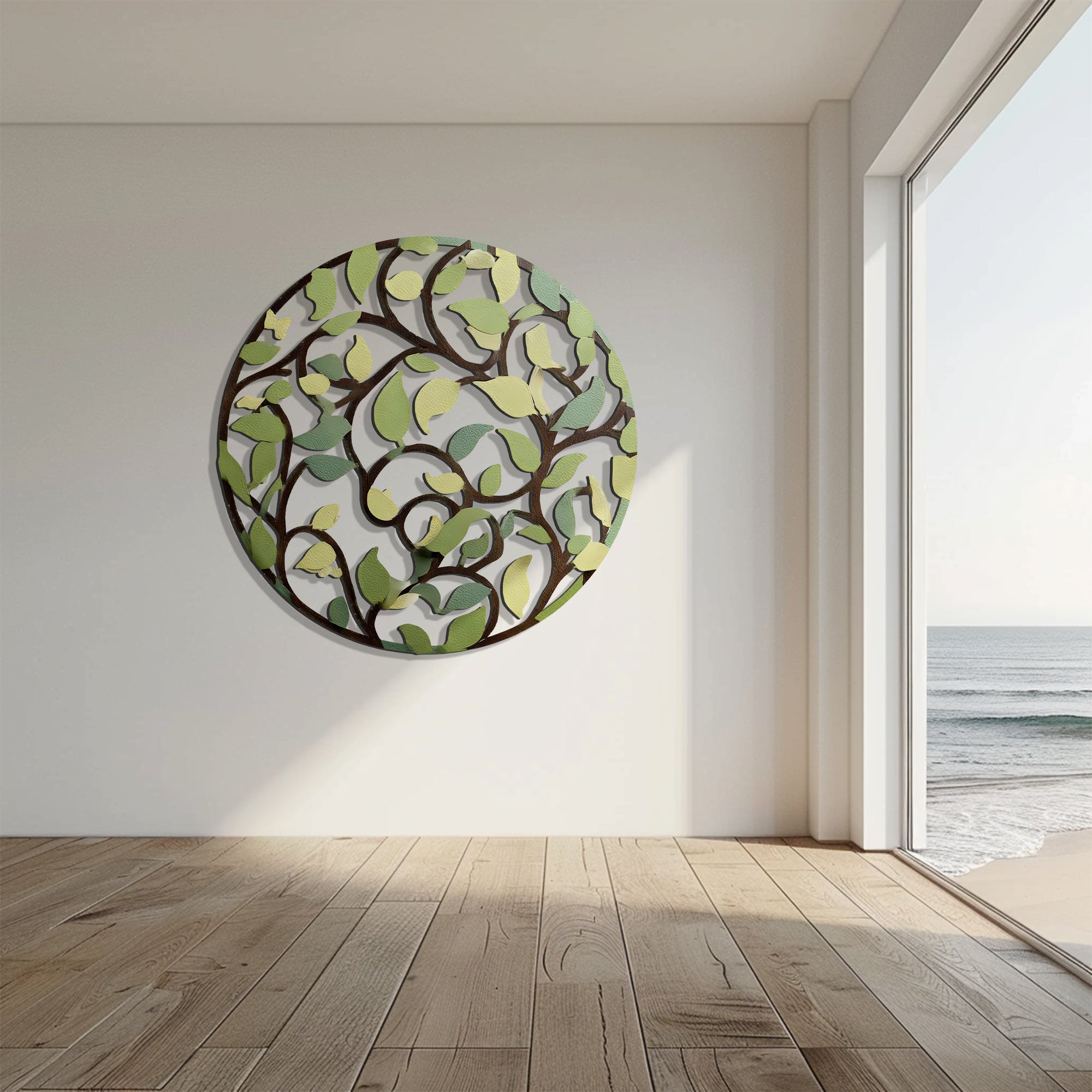 Leaf Wall Art – Botanical Metal Decor for Nature-Inspired Spaces