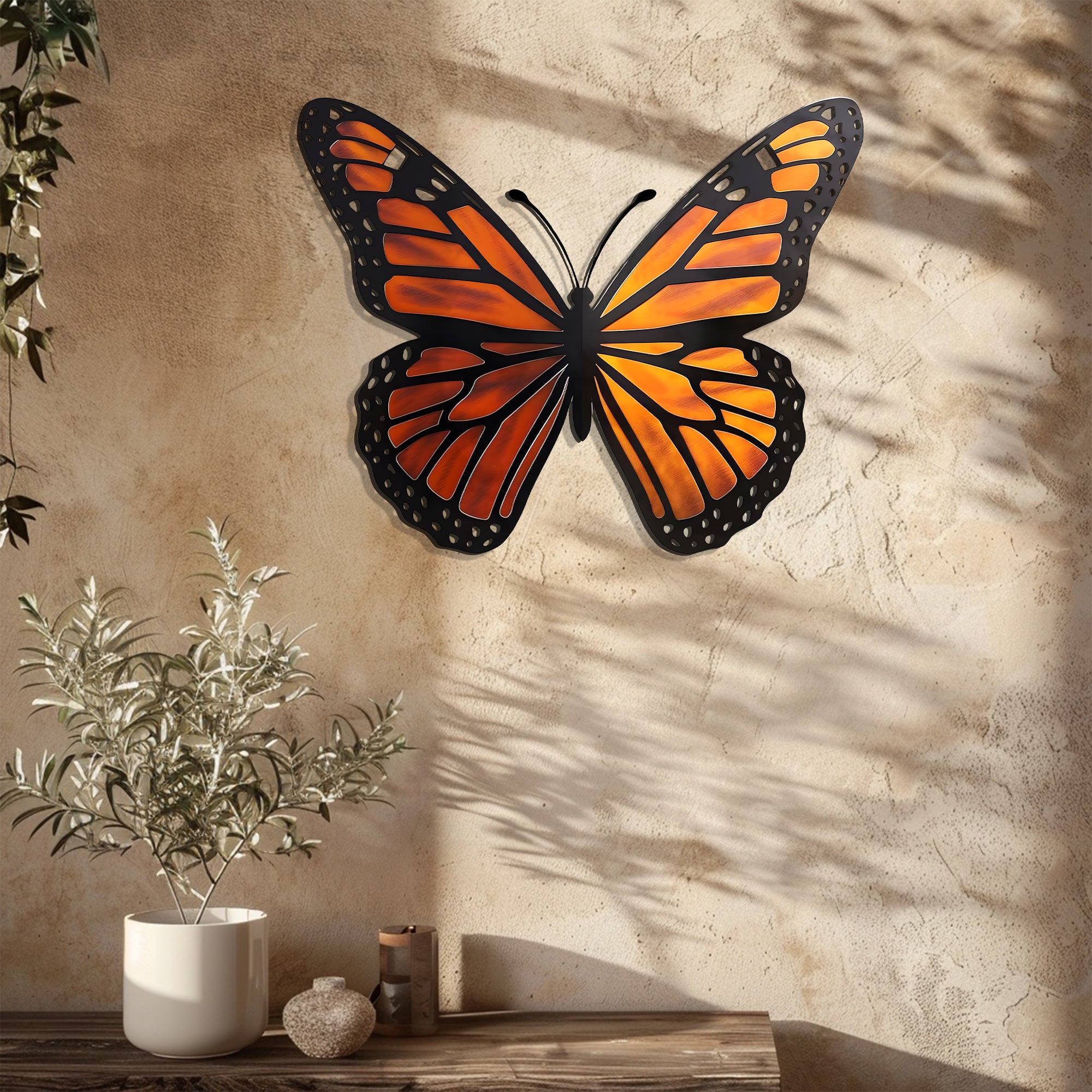 Butterfly Wall Art – Monarch Metal Decor for Nature-Inspired Spaces
