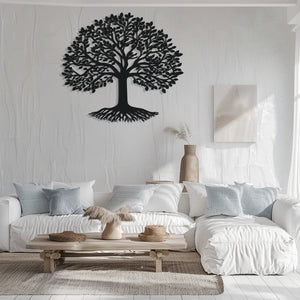 Tree of Life Metal Wall Art – UV Printed Aluminum Decor Nature Indoor Outdoor