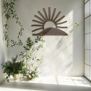 Sun Metal Wall Art – UV Printed Aluminum Decor Custom Coastal Indoor Outdoor