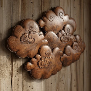 Copper Cloud Zen Design Metal Wall Art Asian Home Decor Gift