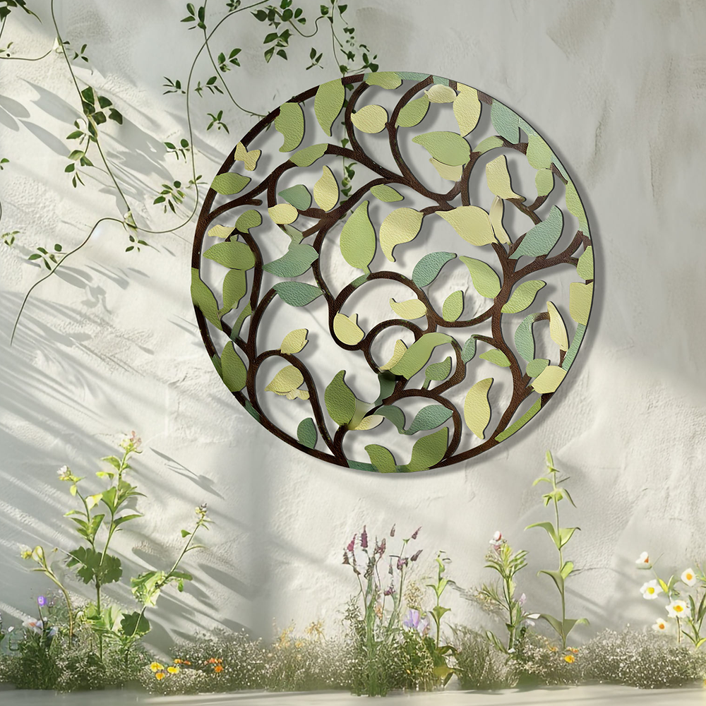 Leaf Wall Art – Botanical Metal Decor for Nature-Inspired Spaces