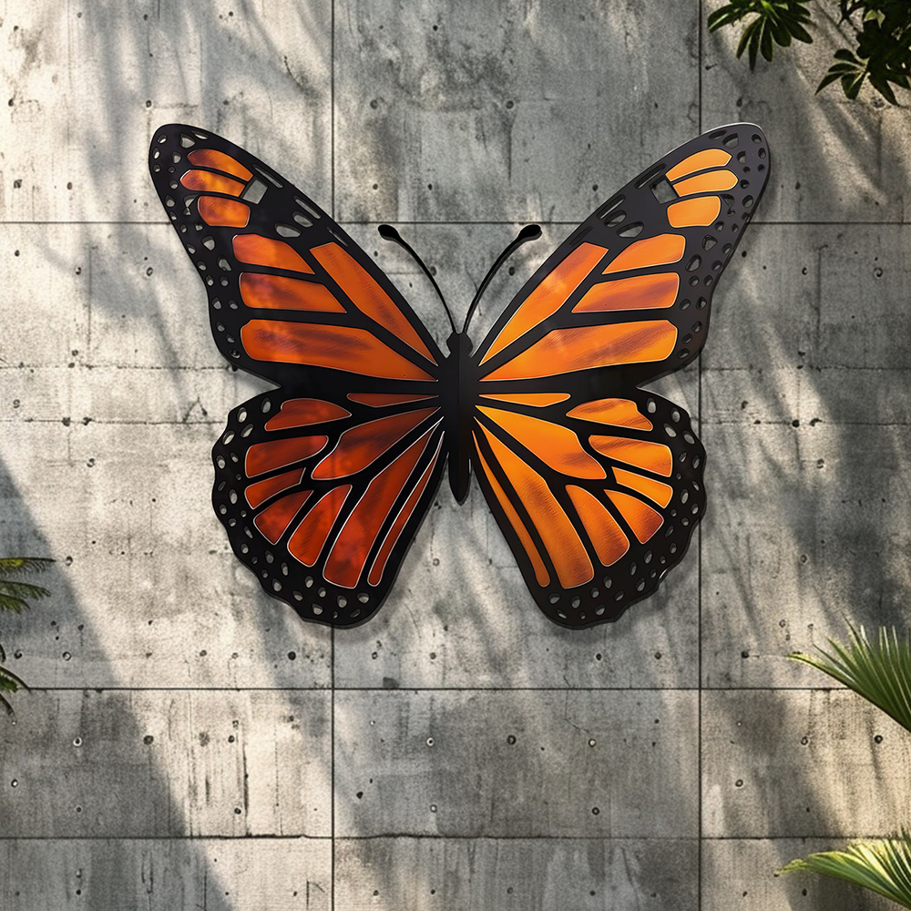 Butterfly Wall Art – Monarch Metal Decor for Nature-Inspired Spaces