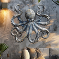 Kraken Octopus Metal Wall Art – UV Printed Aluminum Nautical Decor Ocean Indoor Outdoor