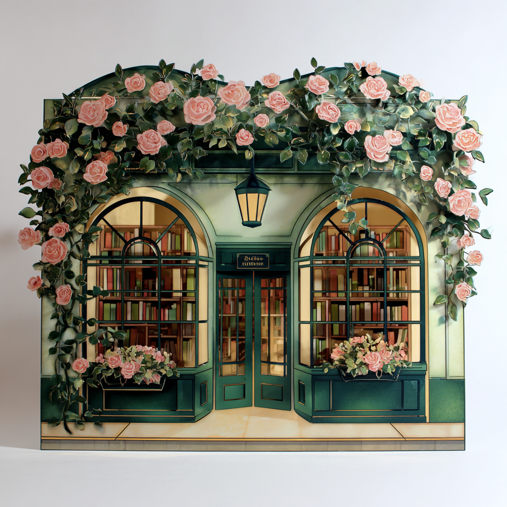Bookstore Metal Wall Art Cozy Library Shop Cottagecore Book Lover Wall Decor